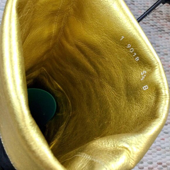 Escada Thigh-High Boots – Black Suede & Leather – Size 5.5B - Picture 6 of 8